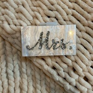 Elegant Mrs. Clutch with Silver Accents